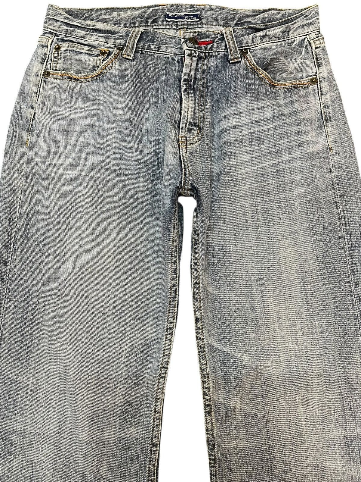 If Six Was Nine Vintagw Villand Faded Whiskers Zipper Back Pocket Denim Size US 31 - 2 Thumbnail