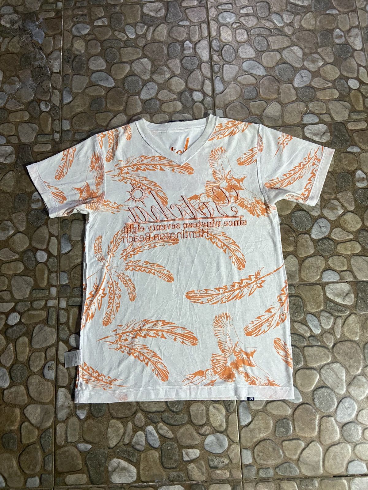 Gotcha × Japanese Brand vintage Y2K gotcha full print t-shirt back and forth Size M / US 6-8 / IT 42-44 - 2 Thumbnail