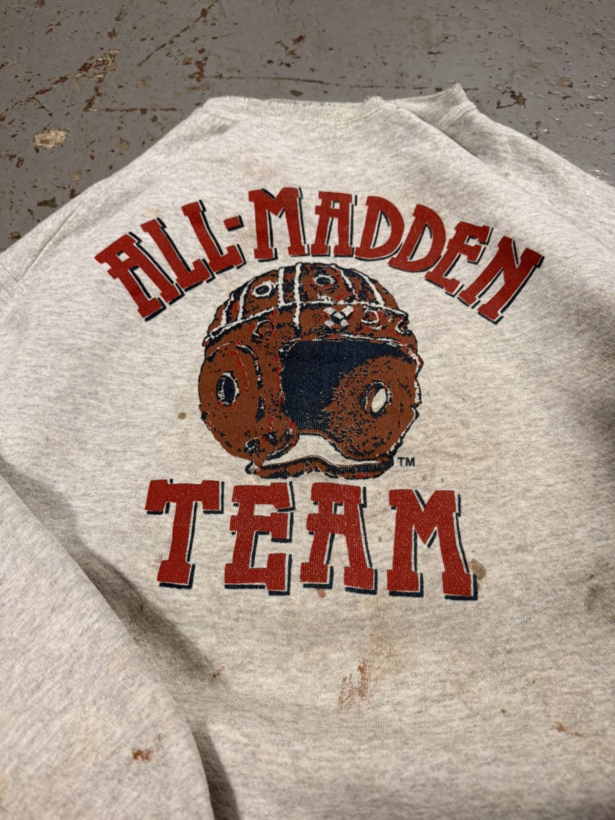 NFL Vintage All Madden Team Insane Distressed Crewneck Sweater Size US XL / EU 56 / 4 - 6 Thumbnail