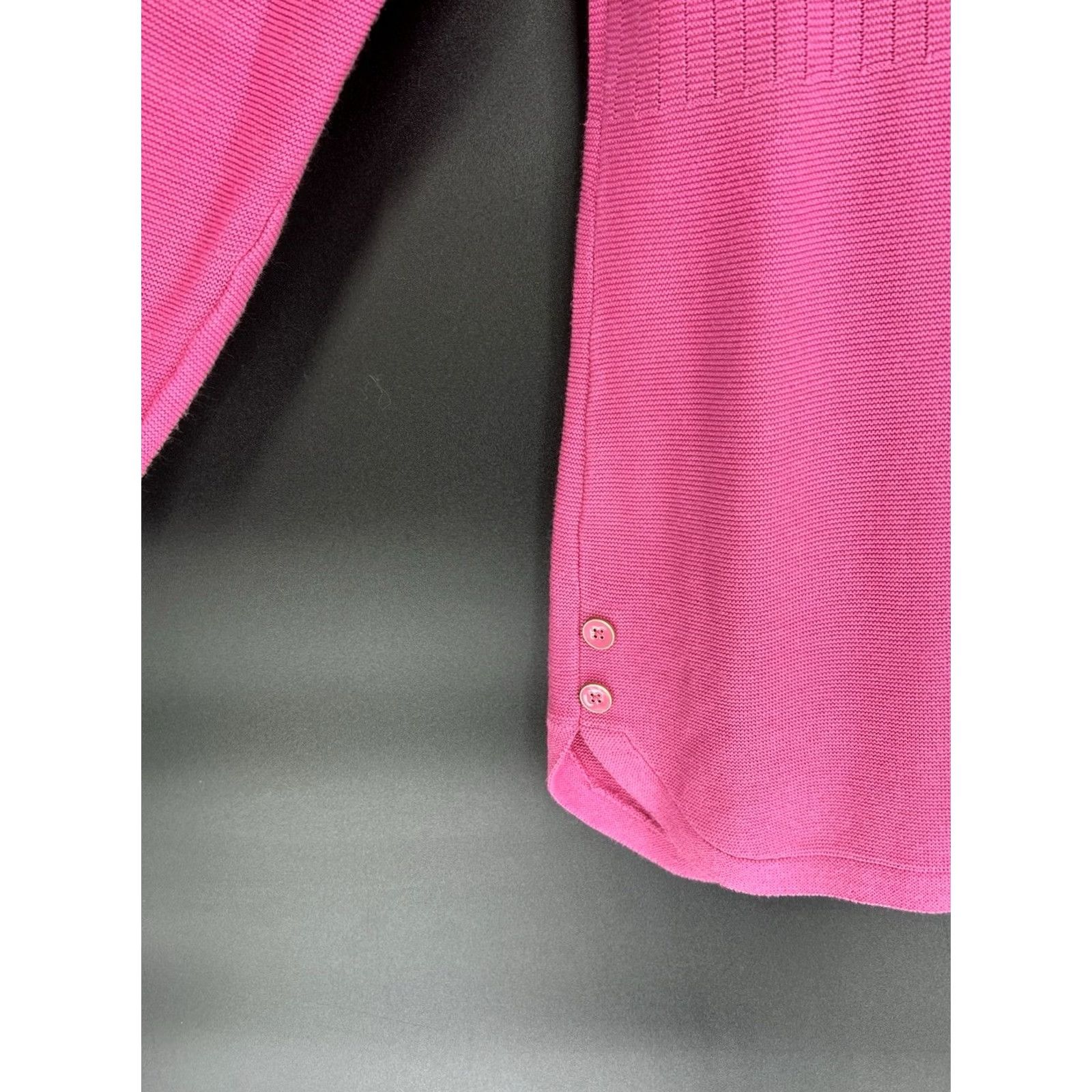 Talbots VINTAGE Talbots Sweater XS Pink Tunic Long Sleeve Button Oversized Womens Size XS / US 0-2 / IT 36-38 - 4 Thumbnail