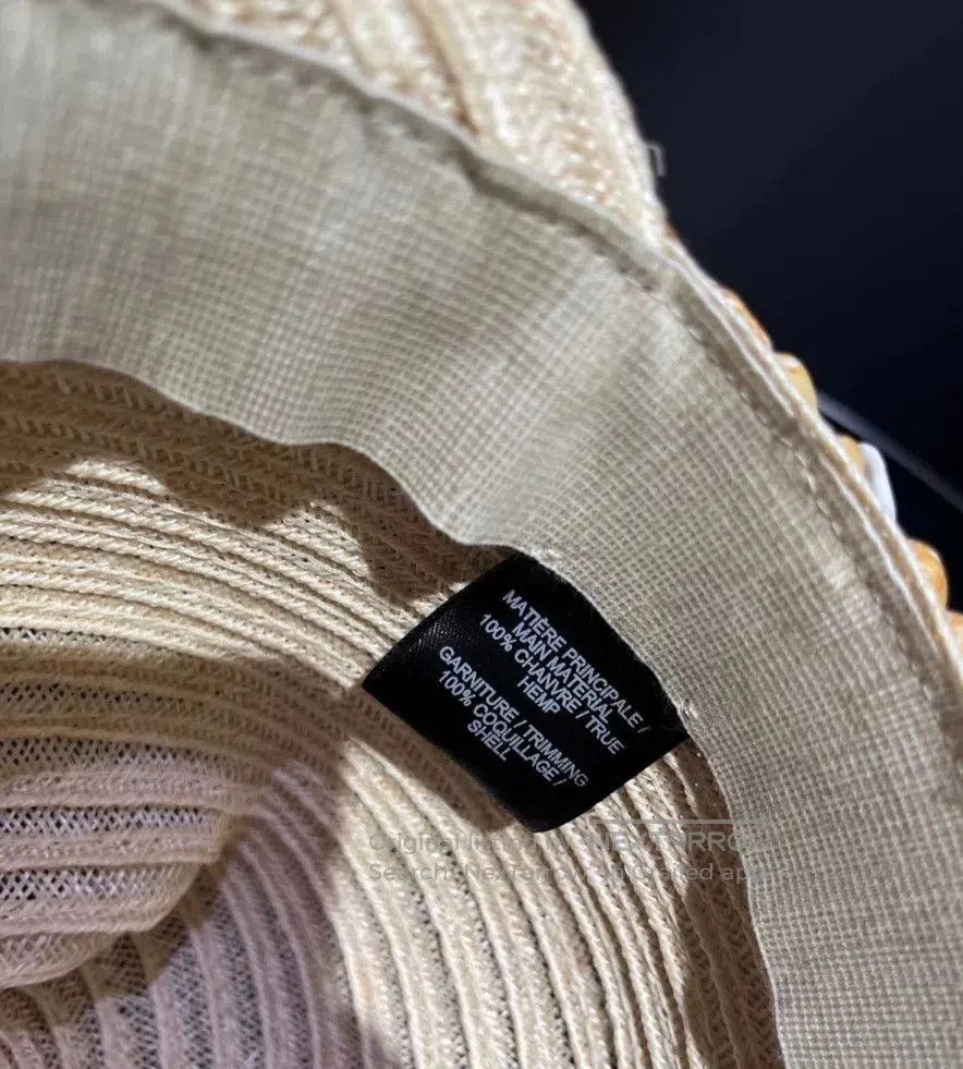 Maison Michel Maison Michel Summer Hat in Beige. Size ONE SIZE - 4 Thumbnail