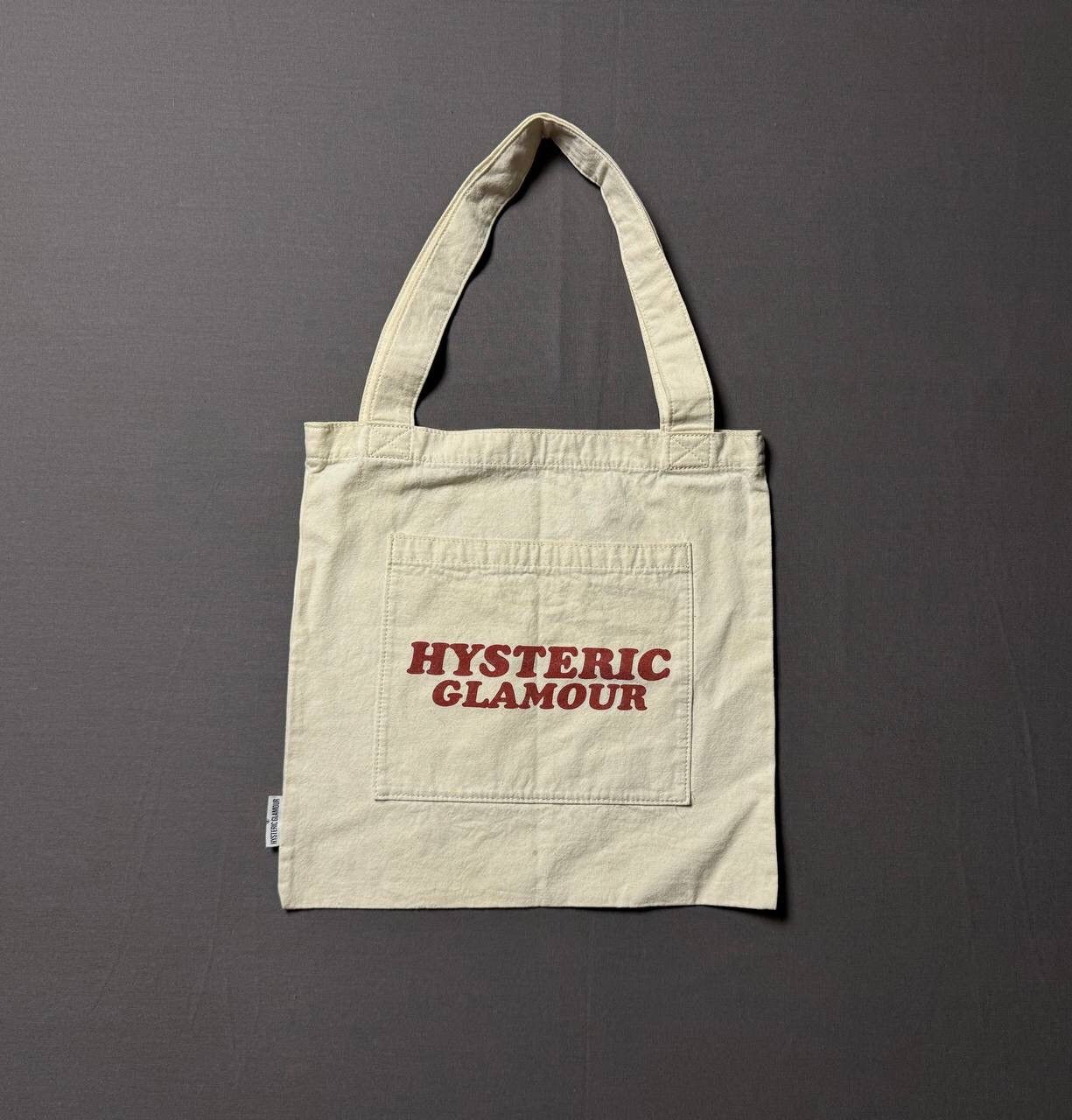 Hysteric Glamour Seductive Power Tote Bag in Beige, Men's