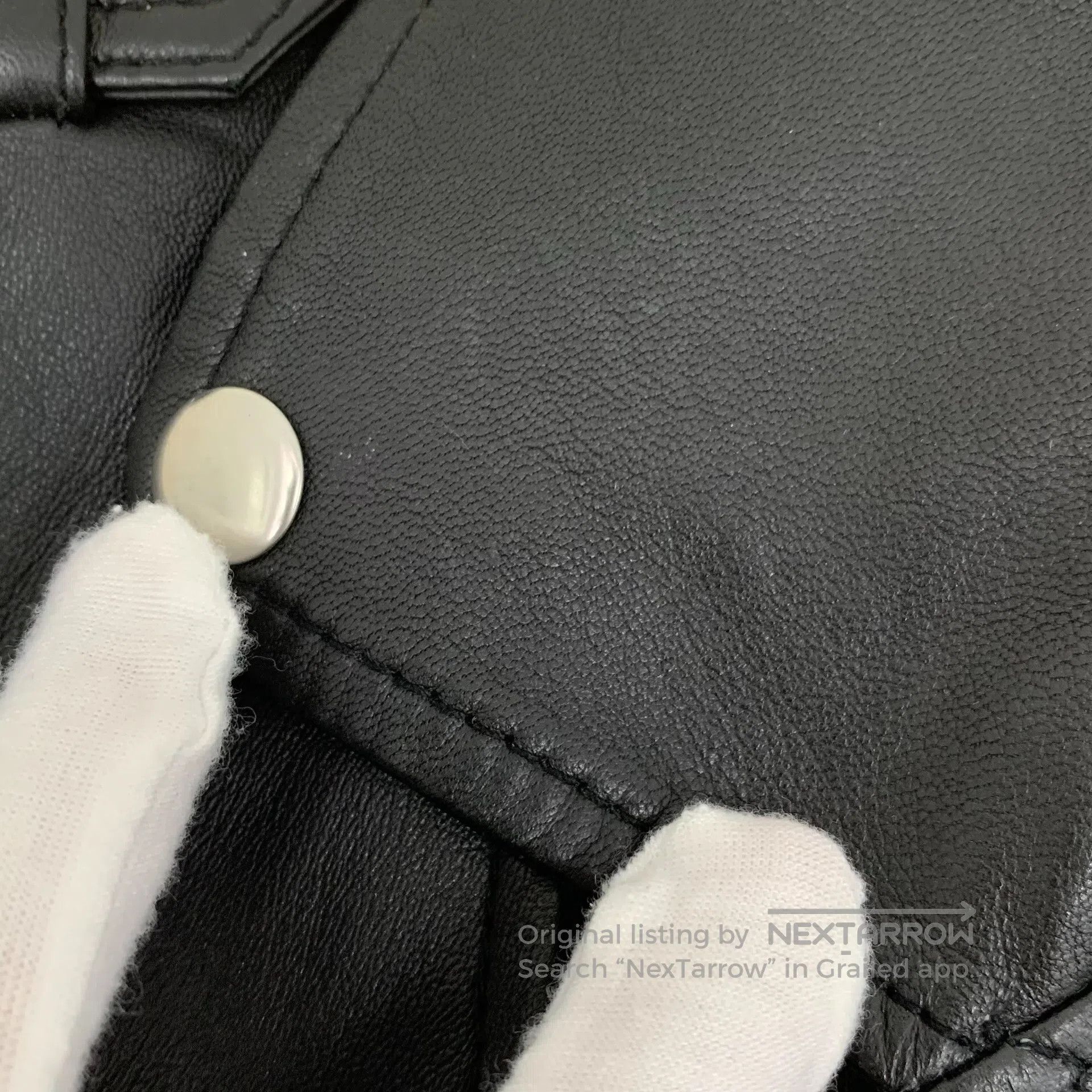 Maje MAJE Black sheep leather lapel zipper long sleeve leather Size XS / US 0-2 / IT 36-38 - 9 Thumbnail