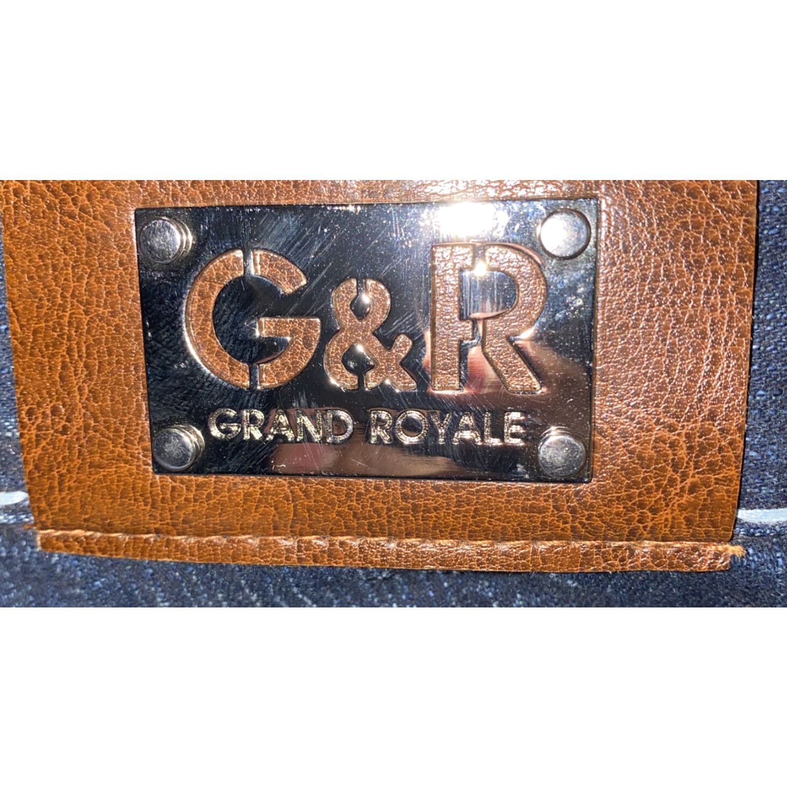 Vintage Grand Royale USA Mens Denim Jeans Size 42 Inseam 33 Blue Cotton Regular Fit Size US 42 / EU 58 - 5 Thumbnail
