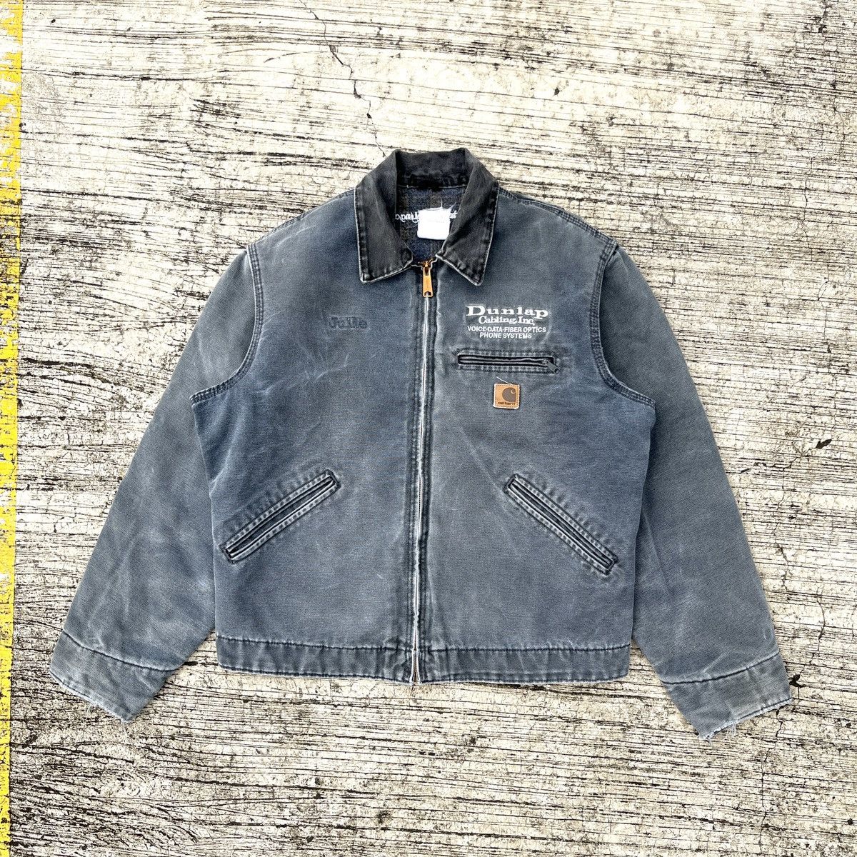 image of Carhartt Faded Detroit J97 Ptl Grey, Men's (Size Medium)
