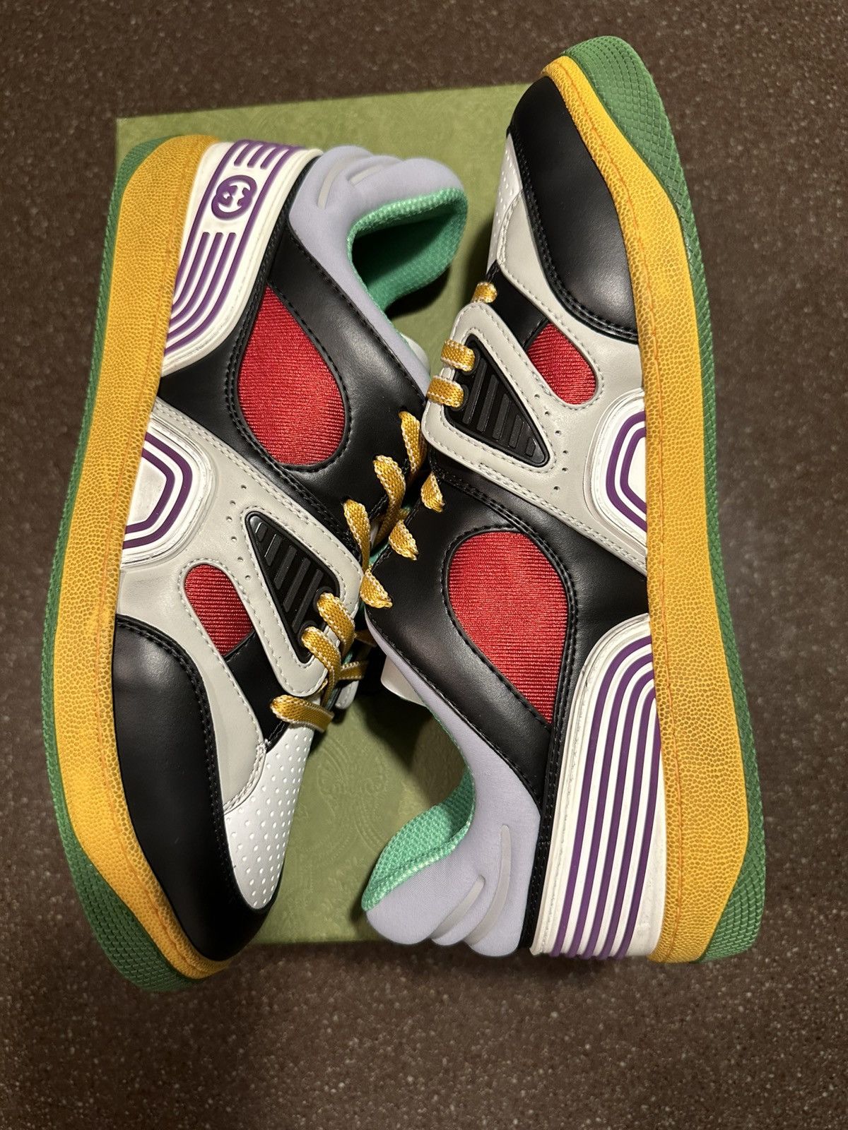 Gucci Gucci Basket Low Black Demetra Size US 10 / EU 43 - 4 Thumbnail