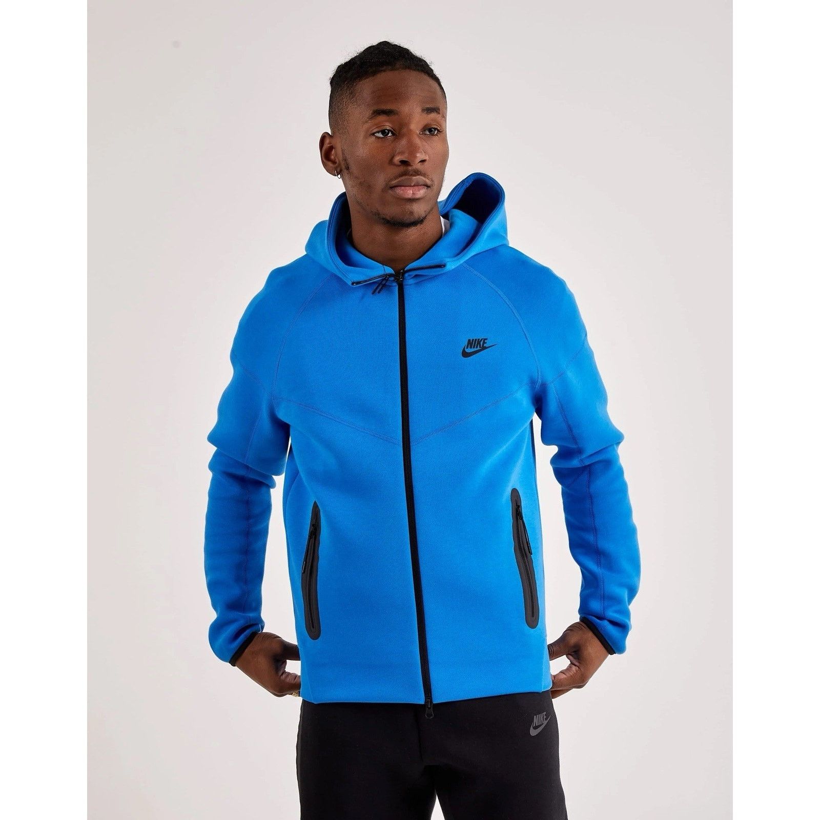Nike Sportswear Men's Tech Fleece XL Full-Zip Hoodie Blue