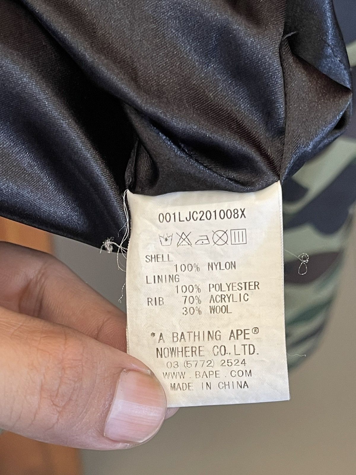 Bape BAPE BOMBER MA 1 JACKET Size US L / EU 52-54 / 3 - 6 Thumbnail