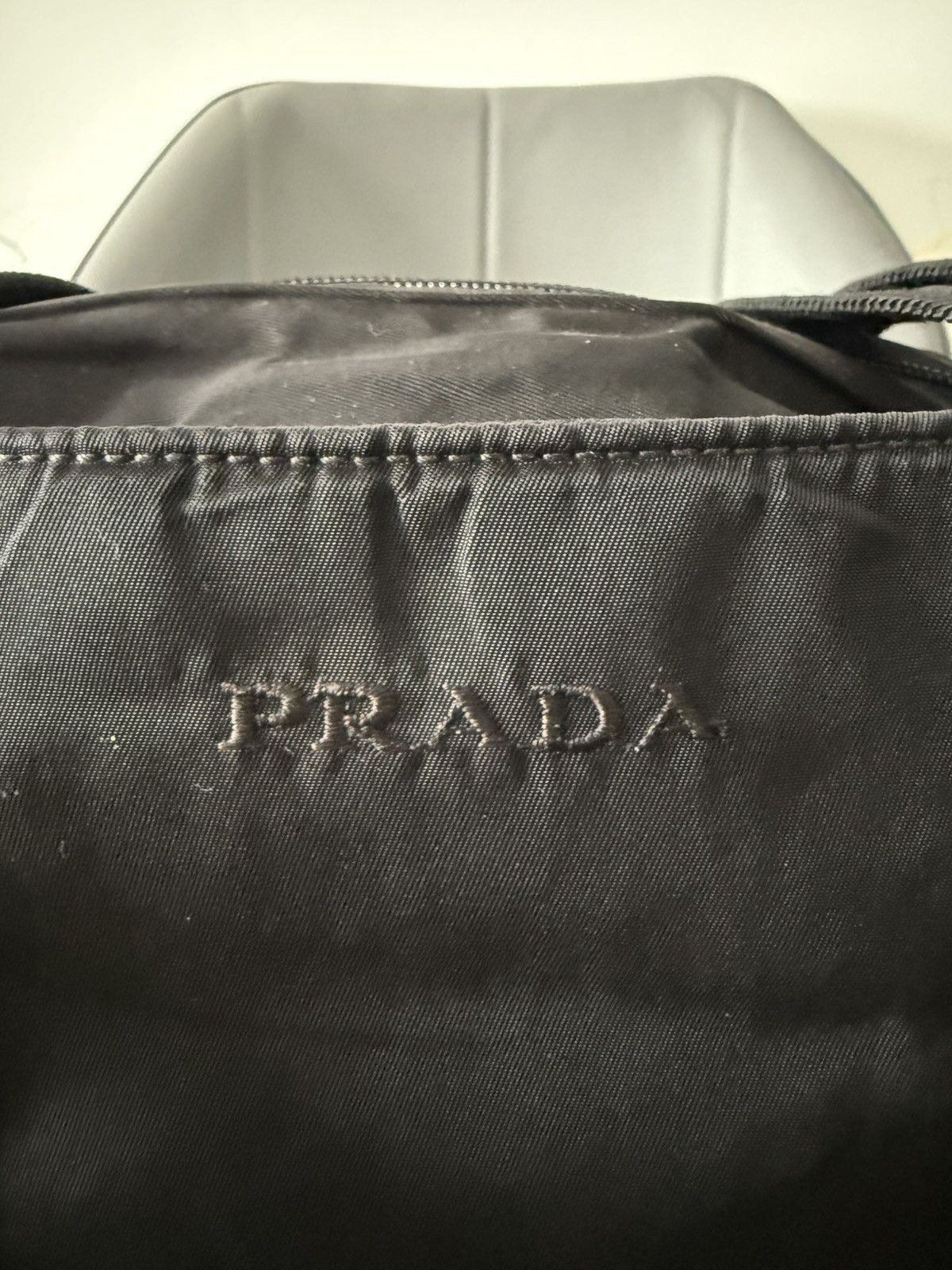 Prada Vintage Prada Black Medium Shoulder Tote Bag Size ONE SIZE - 8 Thumbnail