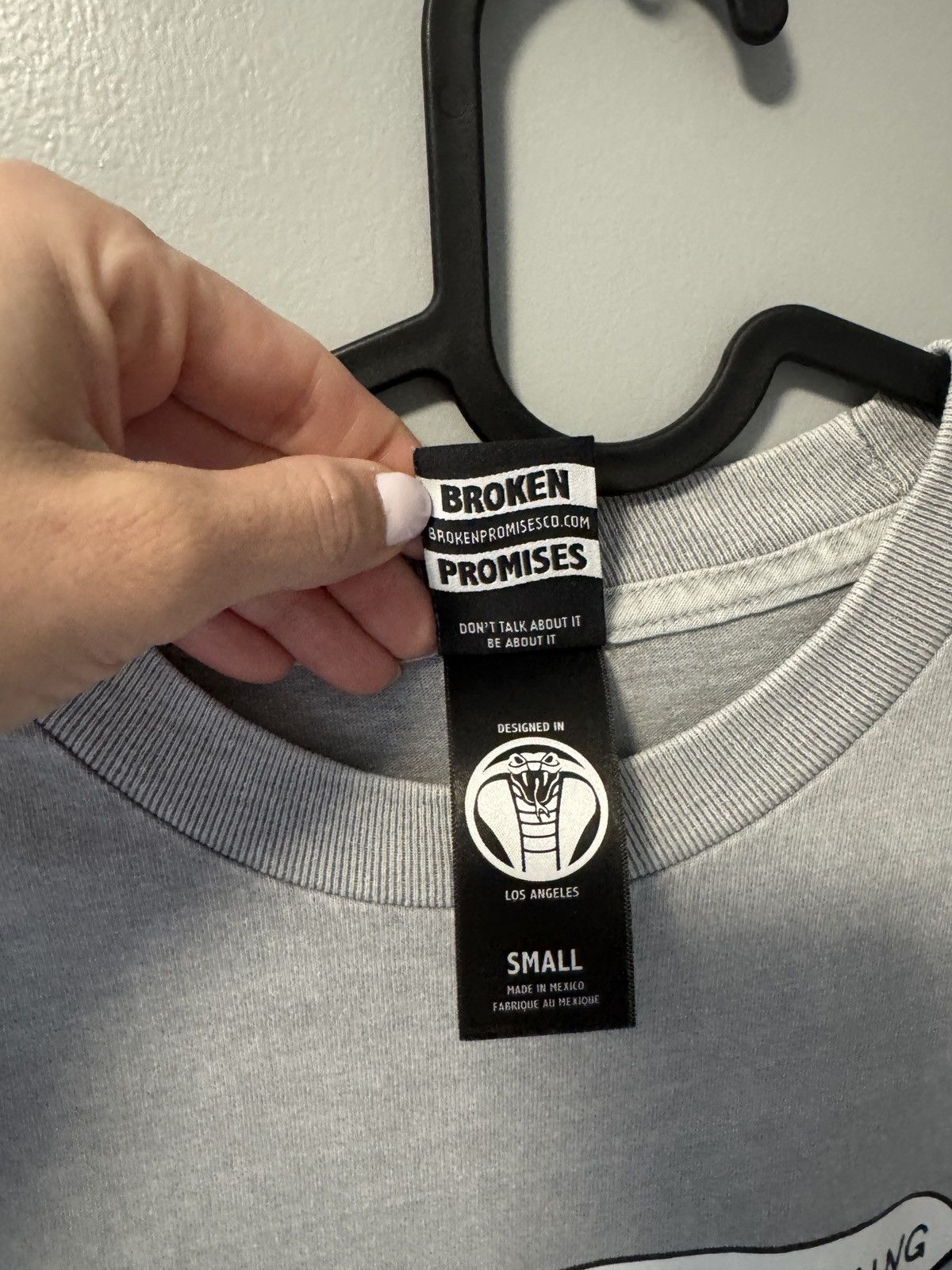 Broken Promises Co. Broken promises tee in grey sz S Size US S / EU 44-46 / 1 - 4 Thumbnail