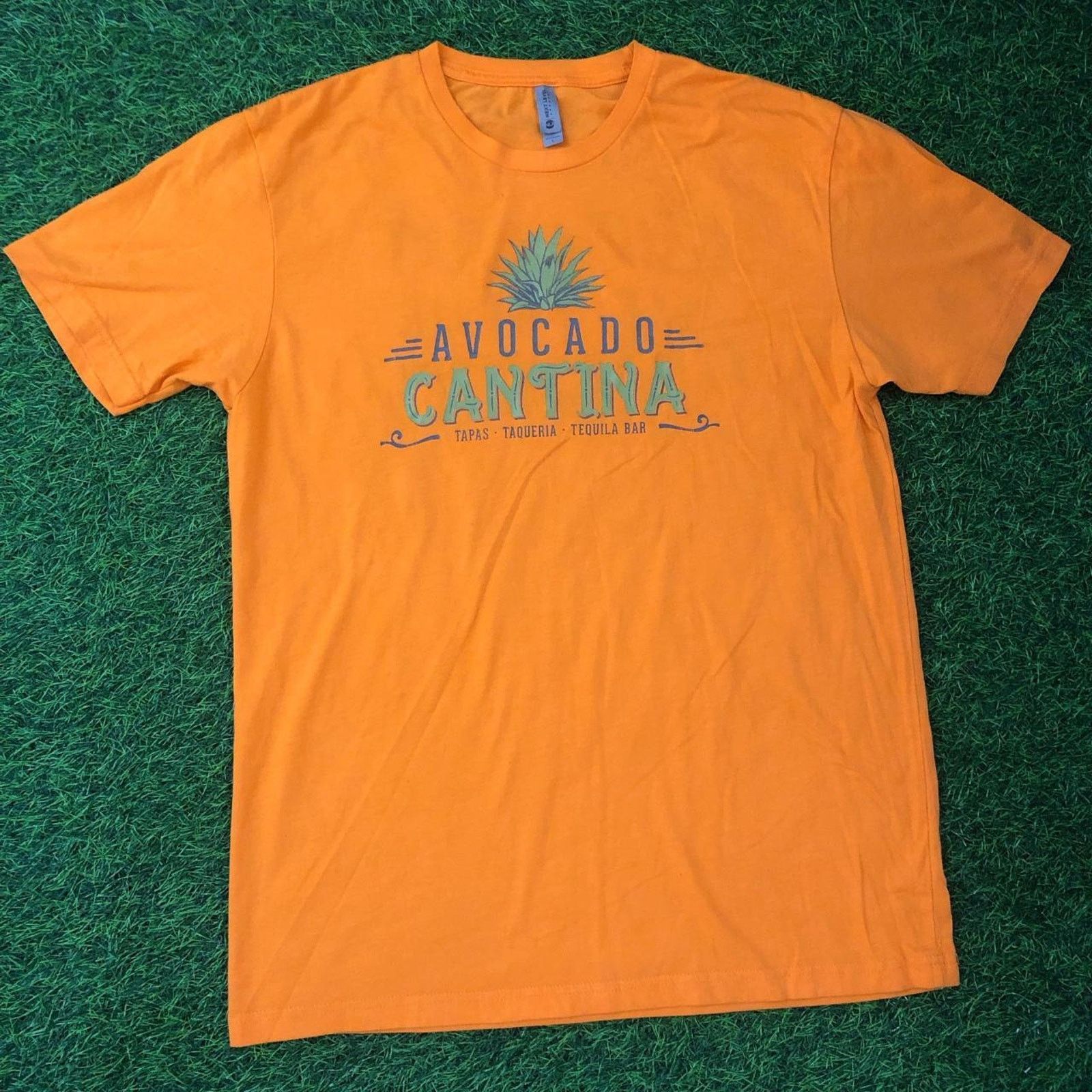 Next Level Orange Avocado Cantina Graphic Quote Tee Size US L / EU 52-54 / 3 - 1 Thumbnail