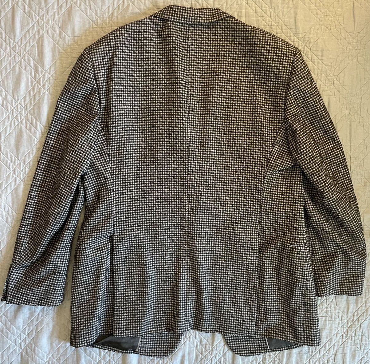 Armani Collezioni Small Check Wool GIORGIO Jacket Size 44R - 7 Thumbnail