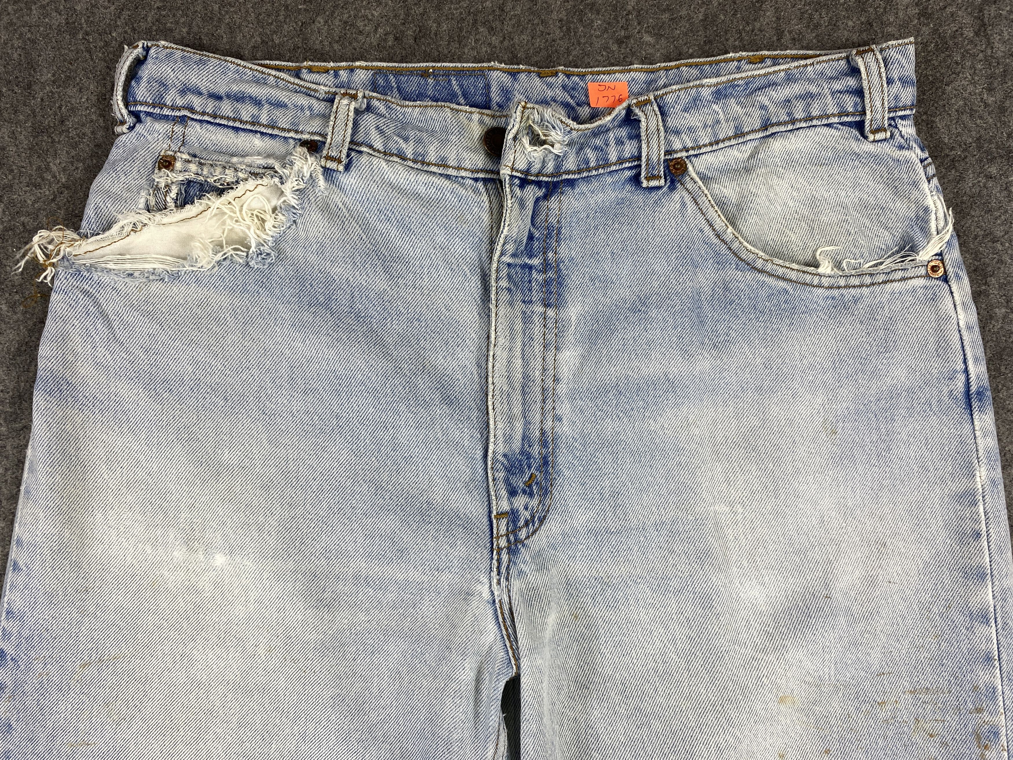 Levi's Light Blue Wash Vintage Levi's 634 Orange Tab 33x26.5 JN1776 Size US 33 - 6 Thumbnail