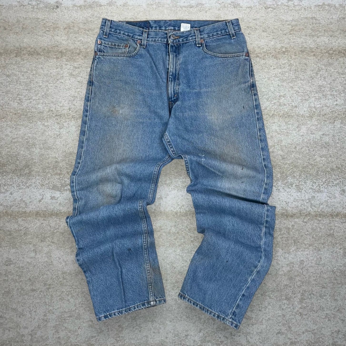 Levi's Vintage 90s Levis Jeans 505 38x32 Straight Fit Light Wash Size US 38 / EU 54 - 2 Thumbnail