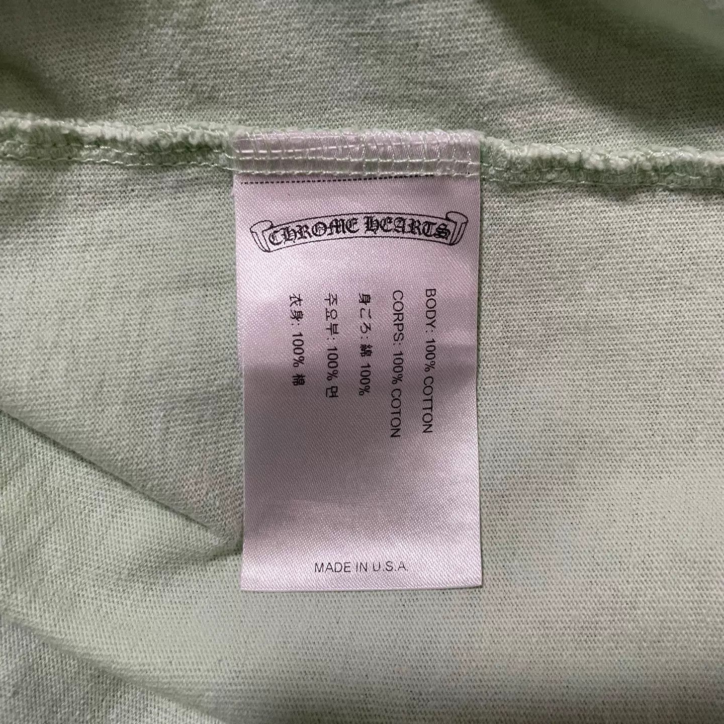 Chrome Hearts Chrome Hearts Matty Boy Mint Green Grid Doodle SS Size US XS / EU 42 / 0 - 4 Thumbnail