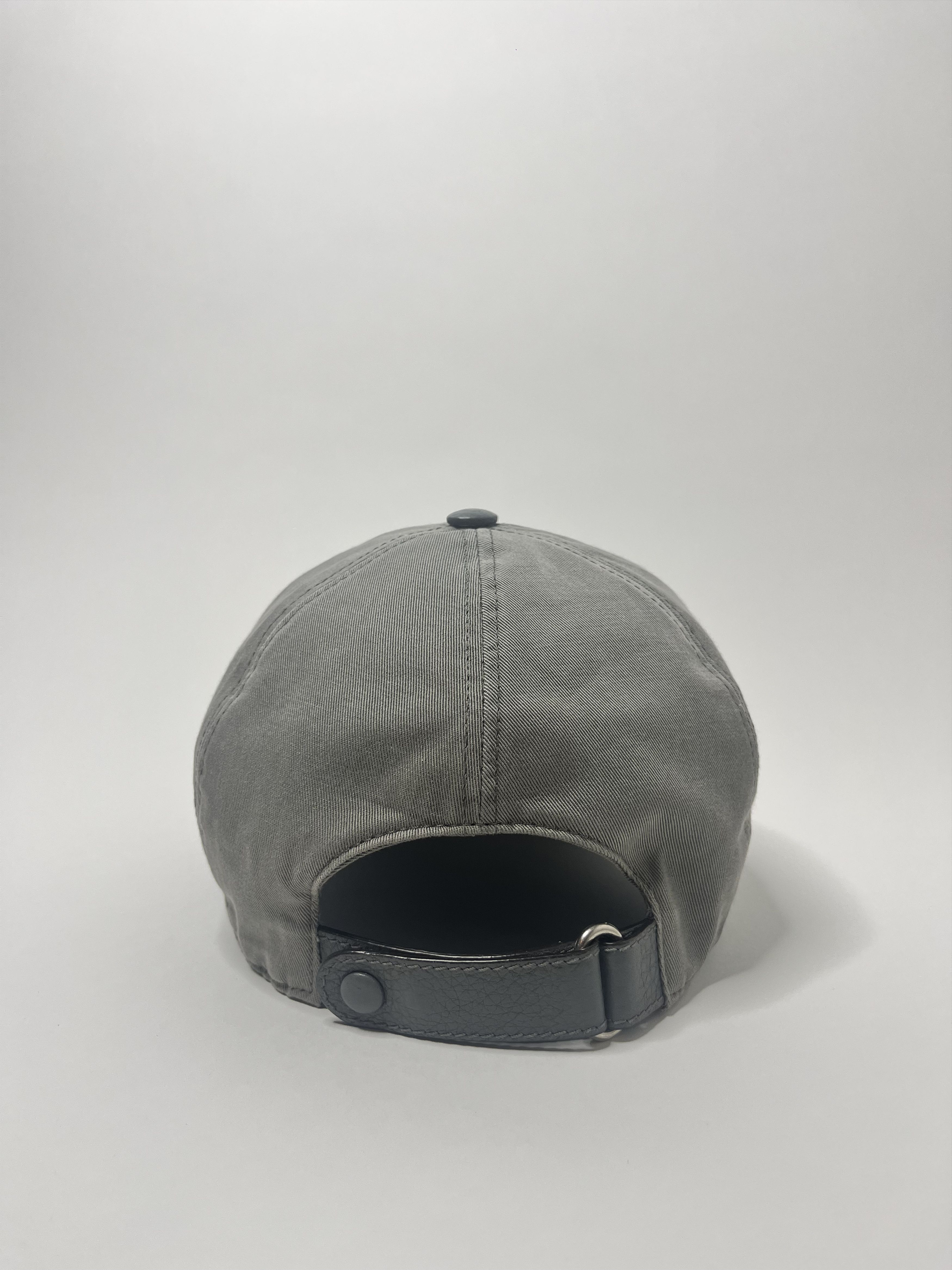 Gucci Gucci | Grey Half Leather Hat Size ONE SIZE - 4 Thumbnail