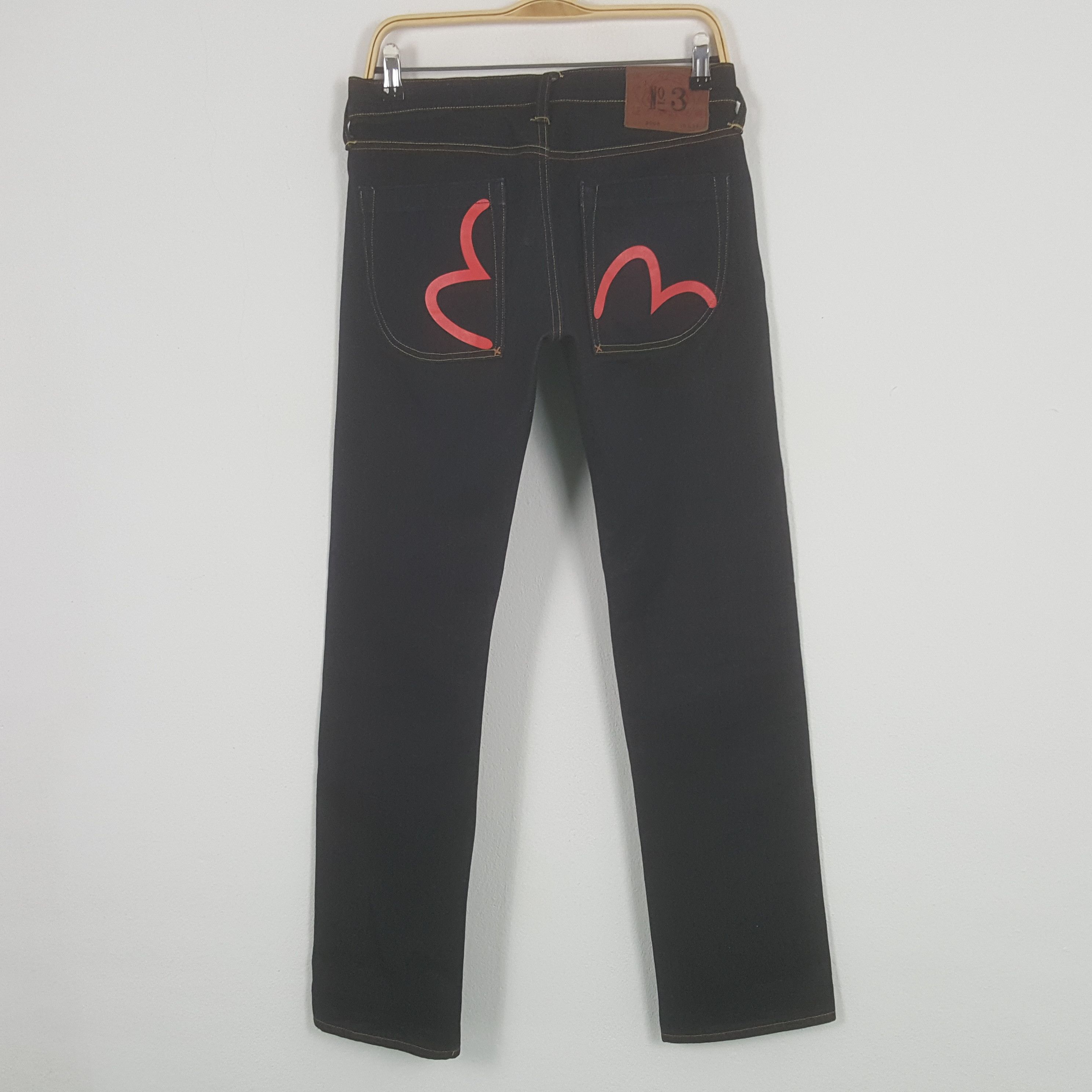 Japanese Brand × Vintage Vintage Evisu Japan Selvedge Custom Daicock Denim Jeans Size US 30 / EU 46 - 4 Thumbnail