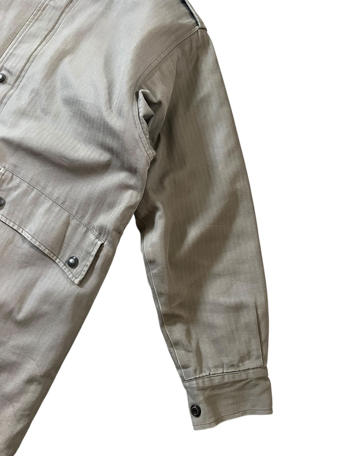 A.P.C. Vintage A.P.C Herringbone Twill Military Parka Jacket Size US M / EU 48-50 / 2 - 6 Thumbnail