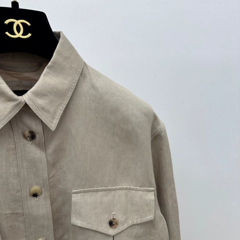 Loro Piana LORO PIANA Flax hunting jacket Size US XXS / EU 40 - 3 Thumbnail