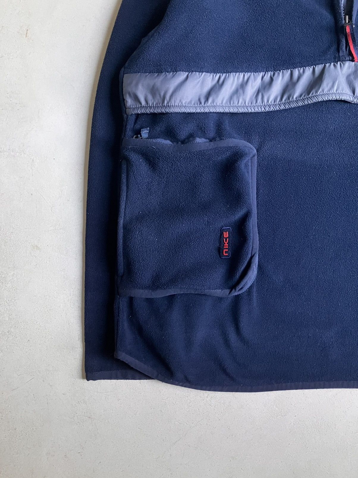 Nike Vintage 2000s Nike 3D Pocket Utility MP3 Zip Fleece Jacket Size US XL / EU 56 / 4 - 5 Thumbnail