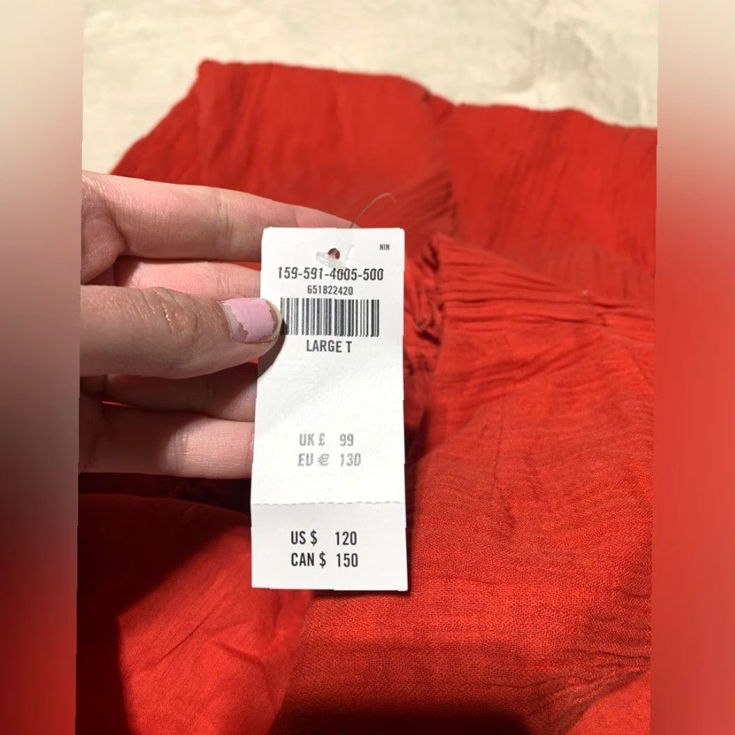 Abercrombie & Fitch Abercrombie & Fitch Maxi Dress NWT LT Large Regular Red Women Dress Maxi NWT L Red Women Size L / US 10 / IT 46 - 7 Thumbnail