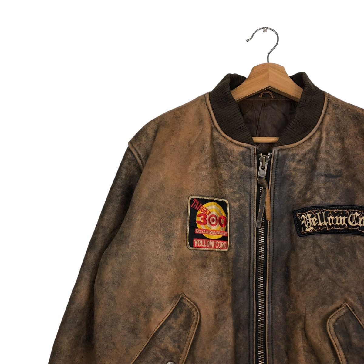 YELLOW CORN 🔥VINTAGE LEATHER JACKET YELLOW CORN TOKYO AOYAMA KADOYA Size US M / EU 48-50 / 2 - 7 Thumbnail