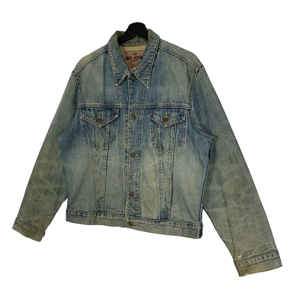 Big John × Vintage Vintage 80s Big John Spirit Button Denim Jacket Size M Size US M / EU 48-50 / 2 - 4 Thumbnail