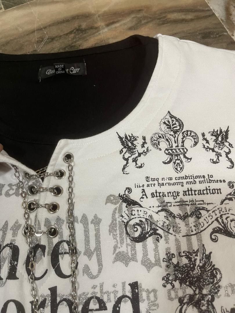 Hysteric Glamour Beaumont Carr Poem Gothic Trinal with Chain Size US L / EU 52-54 / 3 - 13 Thumbnail