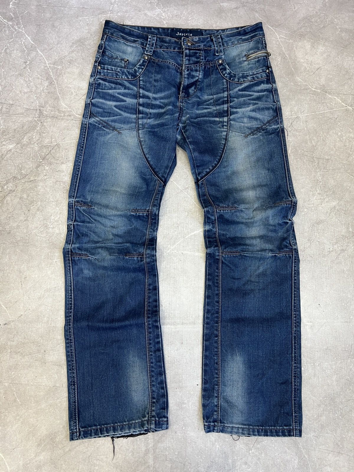 Seditionaries Rare washed japanese zipper pants rick owens style y2k Size US 33 - 1 Thumbnail