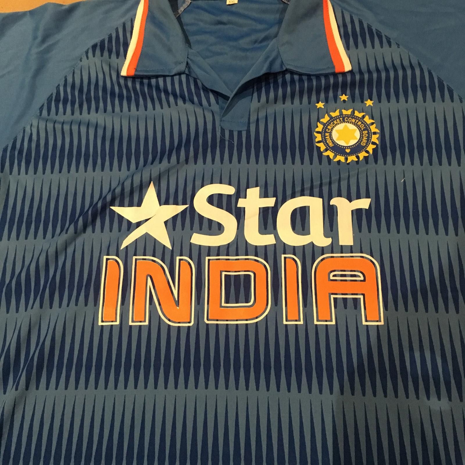 Other Star India Cricket Team Jersey Blue Size ONE SIZE - 5 Thumbnail