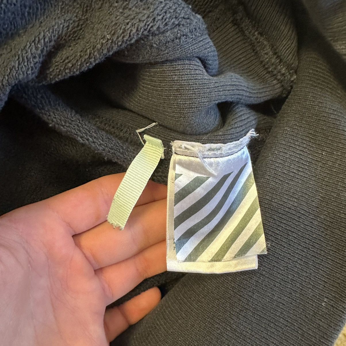 Champion × Off-White Off-White Champion Black Hoodie Size US L / EU 52-54 / 3 - 4 Thumbnail