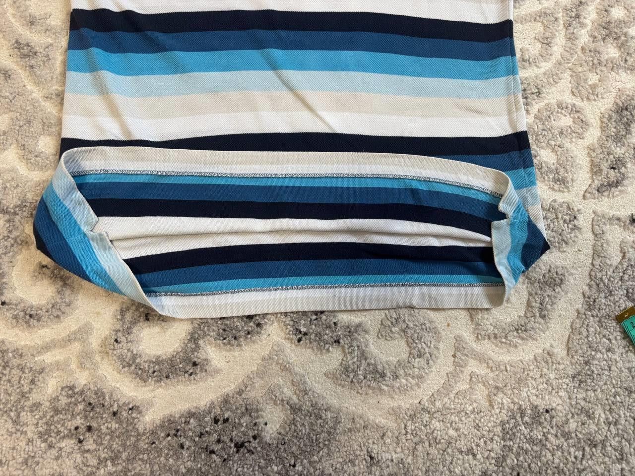 Lacoste Lacoste Striped Polo Shirt Blue / Navy / White – Size 3 Size US M / EU 48-50 / 2 - 6 Thumbnail