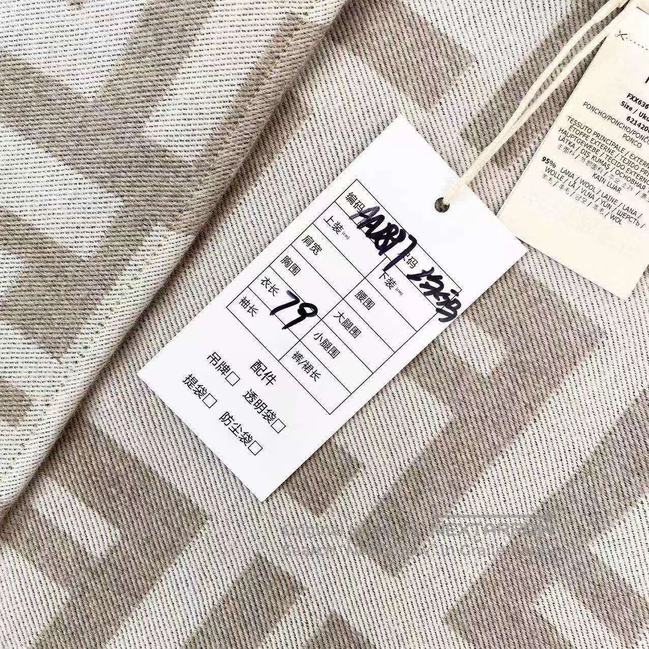 Fendi Fendi Old flowers are printed with wool shawls| Size ONE SIZE - 6 Thumbnail