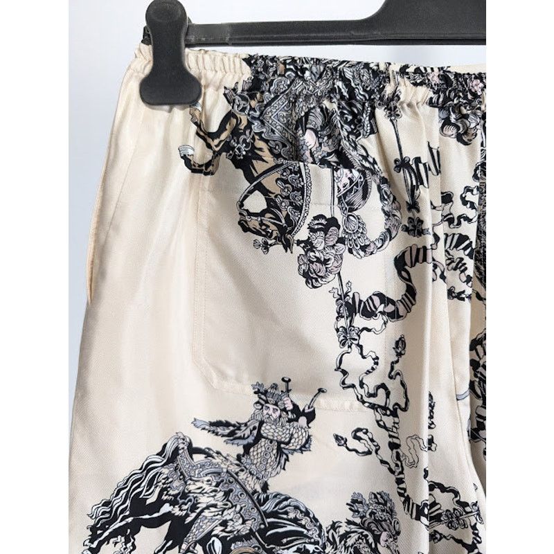 Gucci o1rshd1 Roi Soleil Short On TW Prt in Ivory/Black/Mc Size US 34 / EU 50 - 11 Thumbnail