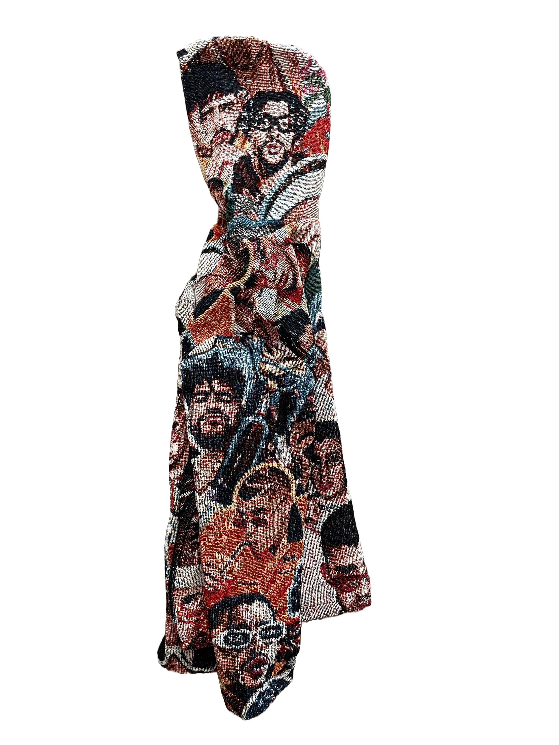 Other Silk Lined Bad Bunny Tapestry Hoodie Size S / US 4 / IT 40 - 6 Thumbnail