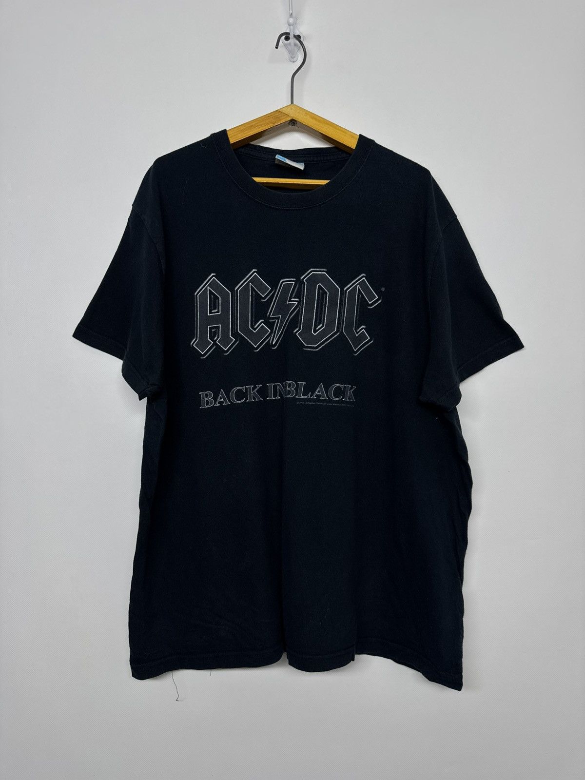 AC/DC Vintage ACDC ROCK BAND BACK In BLACK 00’’s Size US XL / EU 56 / 4 - 1 Thumbnail