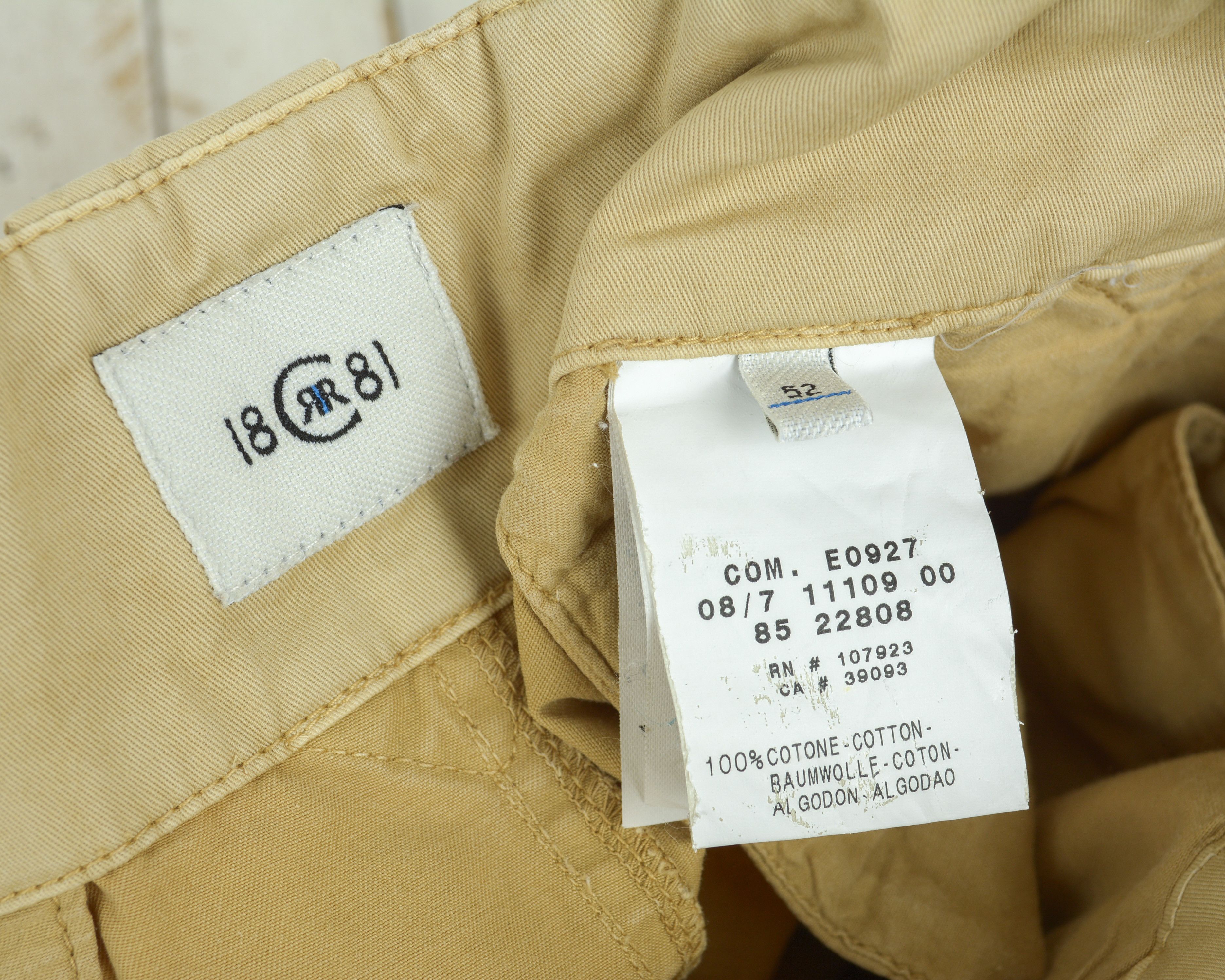 Cerruti 1881 Pants Vintage Men's W36 L34 Straight Relaxed Trousers Size US 36 / EU 52 - 10 Thumbnail