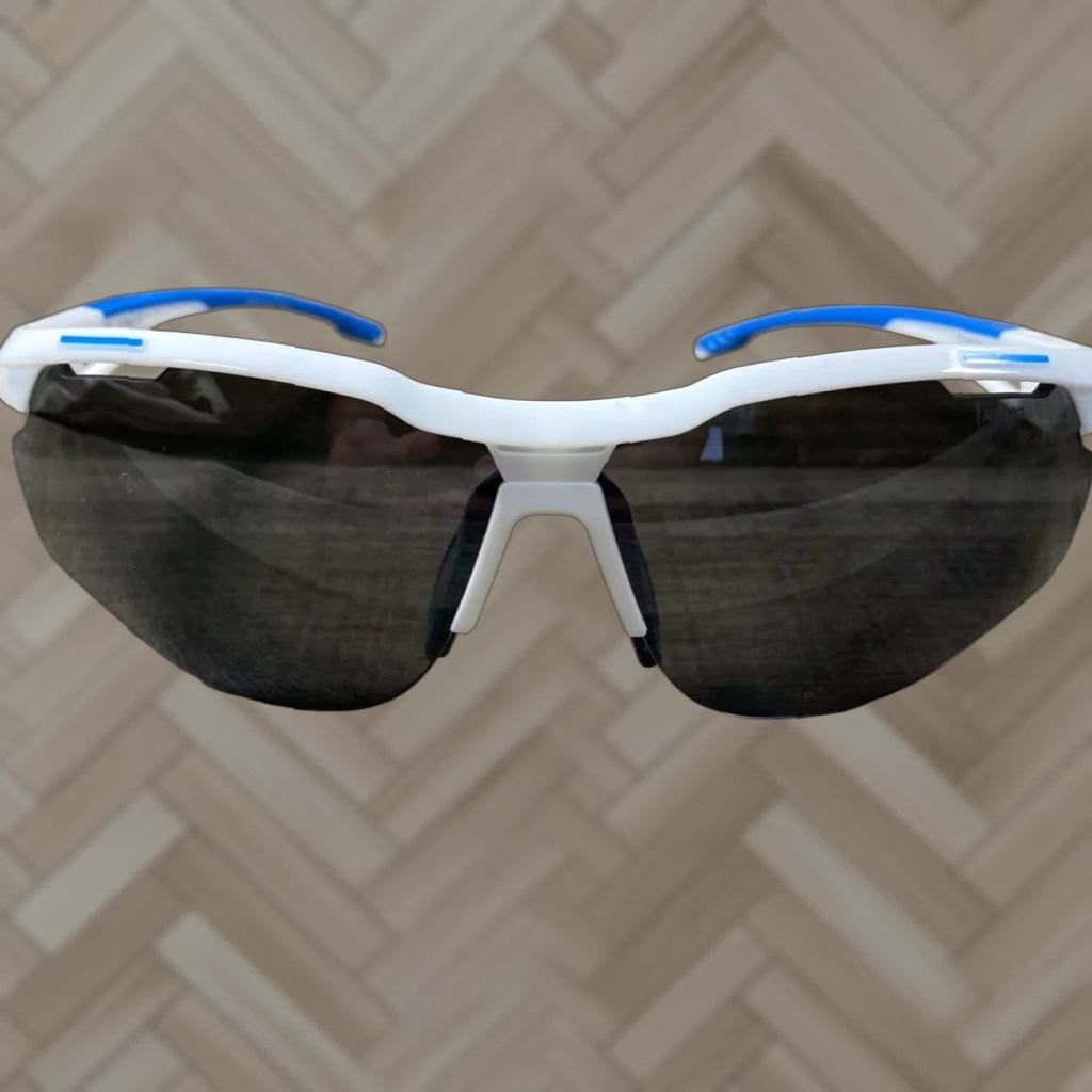 Vintage VINTAGE REVO Sunglasses Round Men RE 6018-09 White/Royal Blue Polarized Lenses 72-07130 Men Size ONE SIZE - 1 Thumbnail