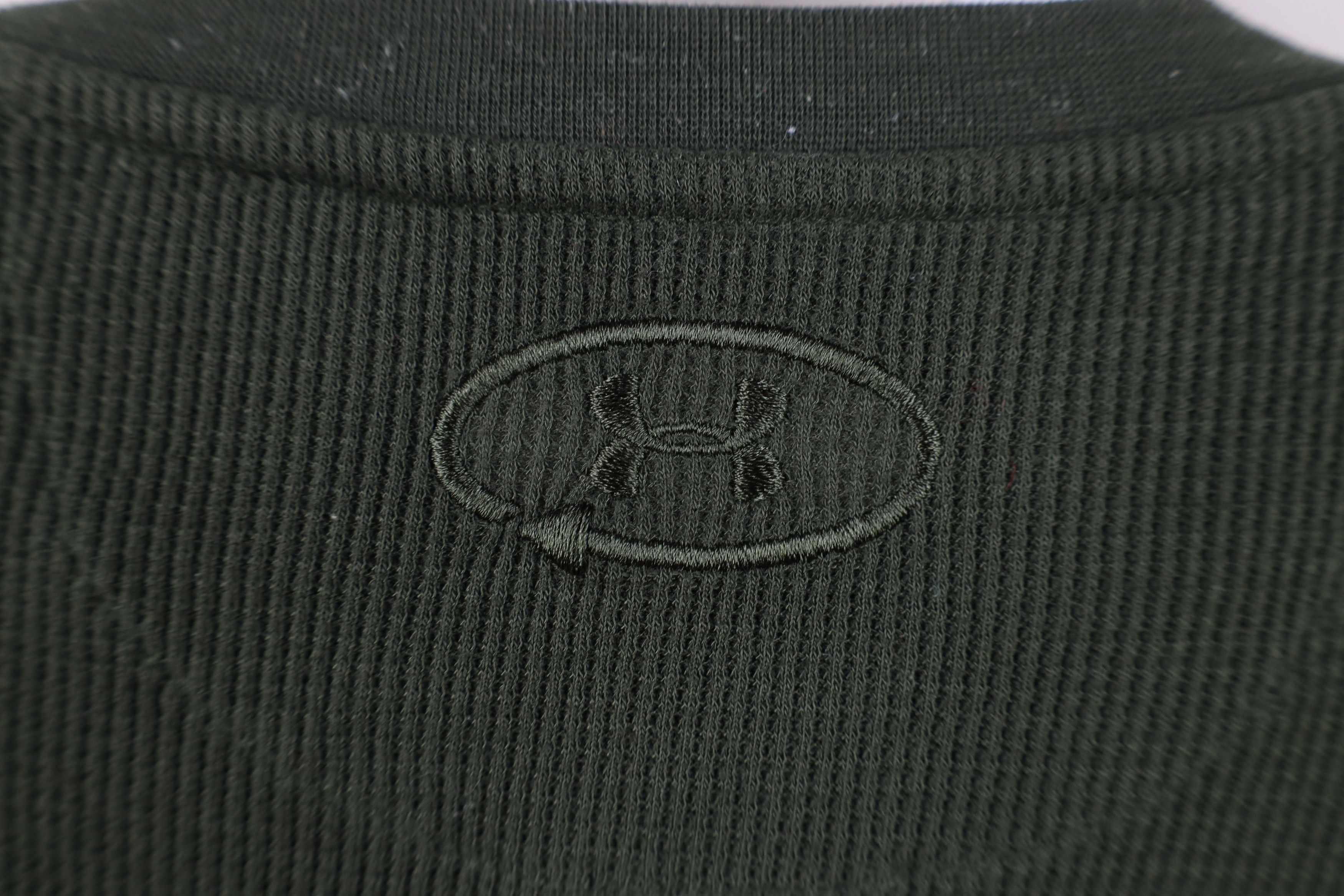 Under Armour Under Armour Thermal Waffle Knit Long Sleeve Henley T-Shirt Size US M / EU 48-50 / 2 - 9 Thumbnail