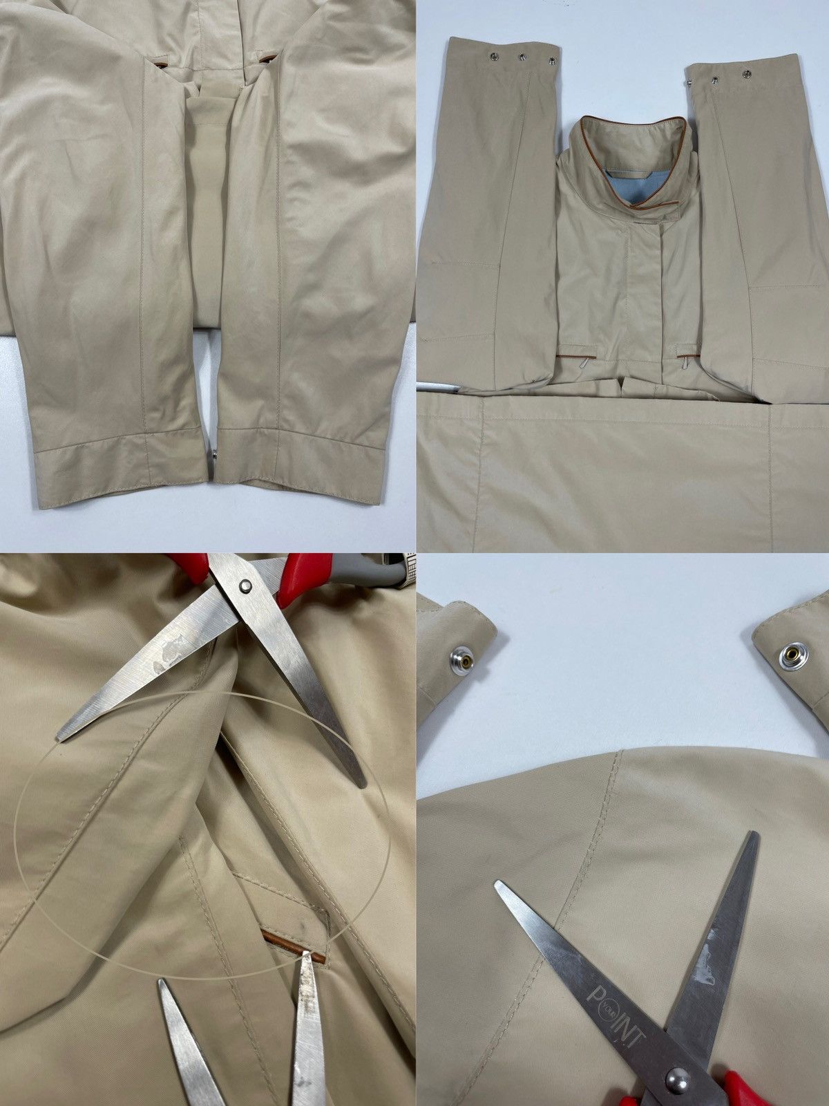 Paul & Shark Vintage P&S Logo Yachting Italy Nylon Long Sleeve Coat Jacket Parka Trench Size M / US 6-8 / IT 42-44 - 14 Thumbnail