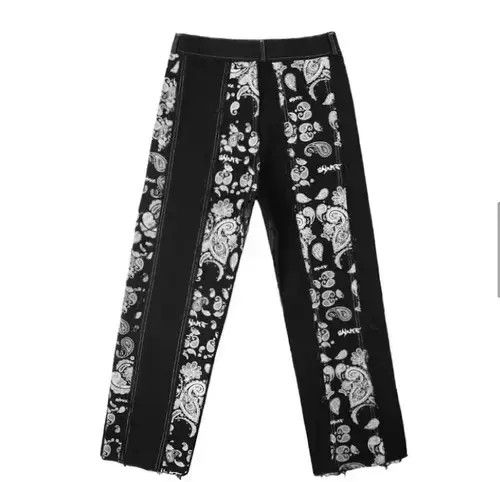 Japanese Brand × Vintage Black bandana pants Size US 32 / EU 48 - 2 Thumbnail