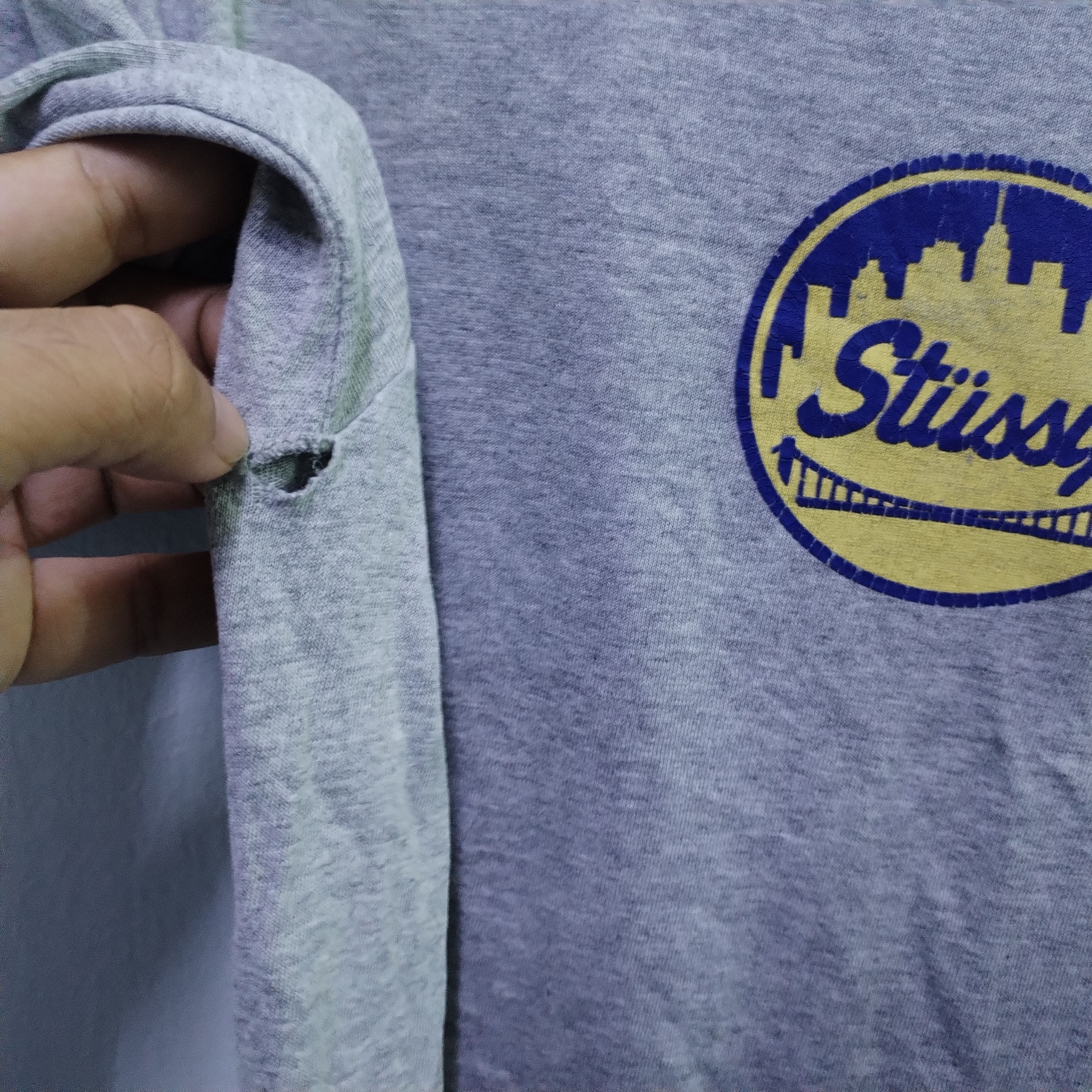 Stussy Thrashed Sun Faded Stussy Shirt Distressed Grunge Band Size US M / EU 48-50 / 2 - 7 Thumbnail