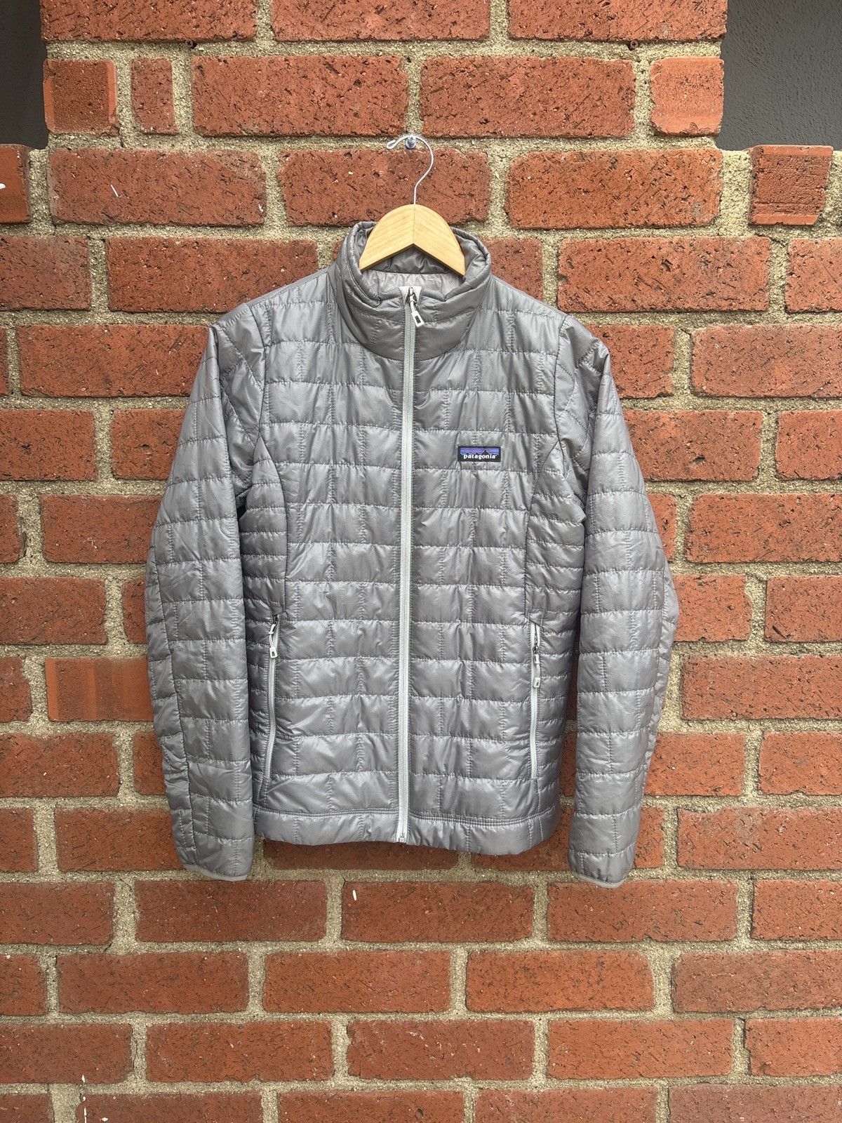 Patagonia grey patagonia nano puff full zip jacket Size S / US 4 / IT 40 - 1 Thumbnail