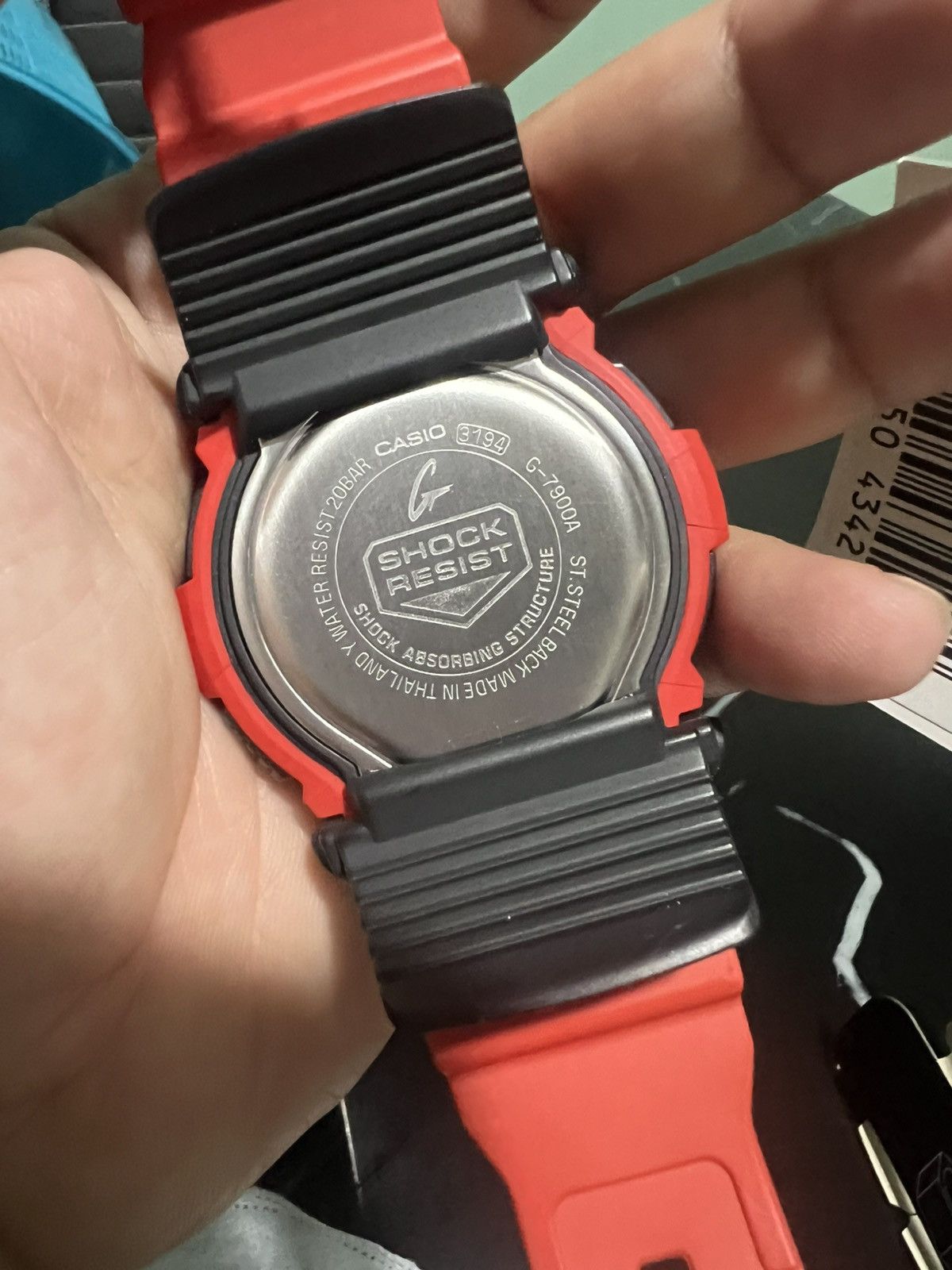 G Shock G Shock Casio Red Watch Size ONE SIZE - 7 Thumbnail