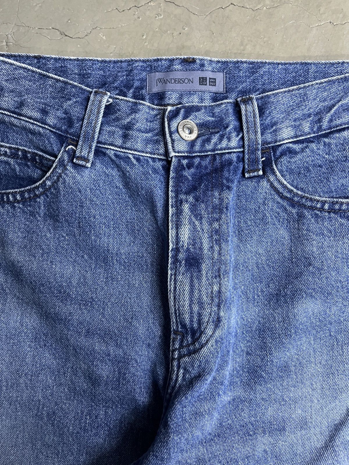 JW Anderson JW Anderson by Uniqlo Straight Loose Washed Denim Jeans Size US 29 - 8 Thumbnail