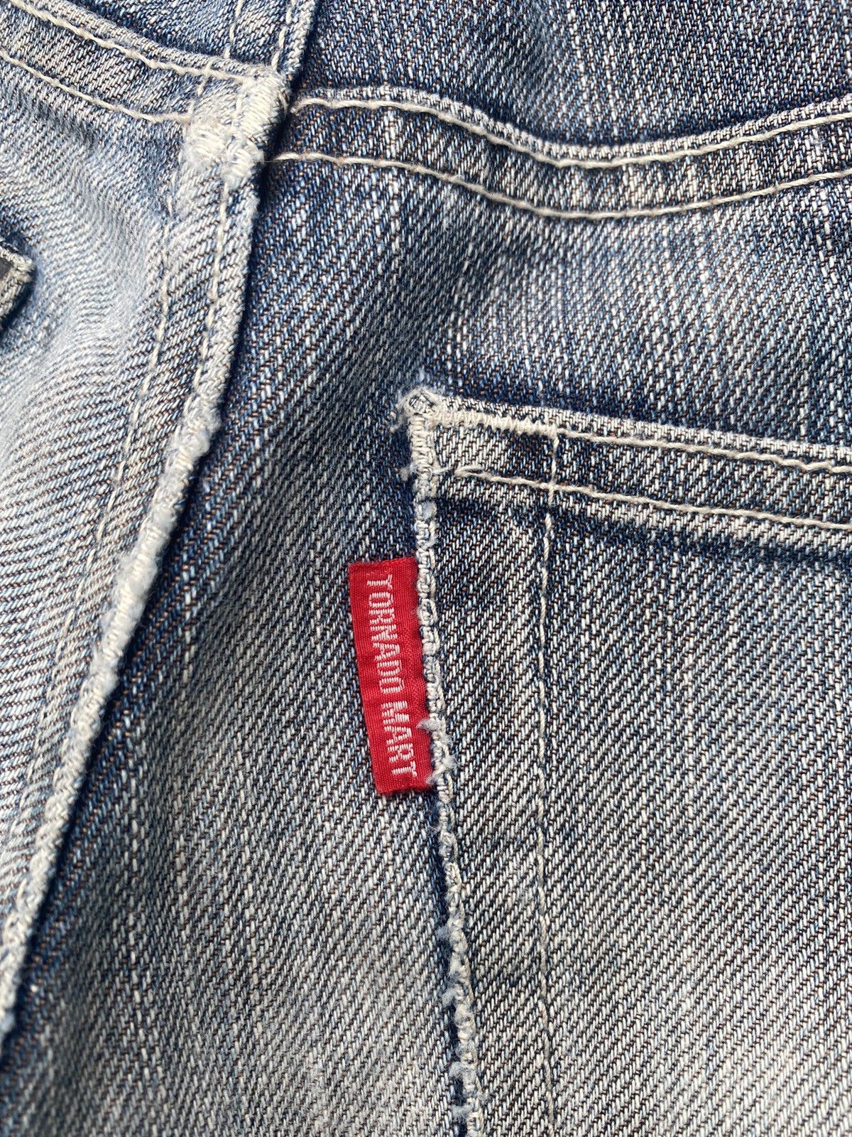 Japanese Brand × Tornado Mart Flare Jeans Tornado Mart Distressed Bootcut Size US 28 / EU 44 - 24 Thumbnail