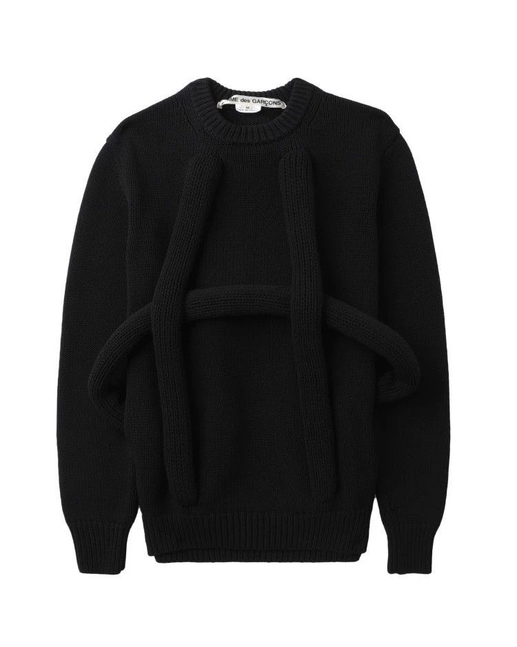 Comme des Garcons Comme Des Garcons Black three-dimensional thick rope sweat Size M / US 6-8 / IT 42-44 - 3 Thumbnail