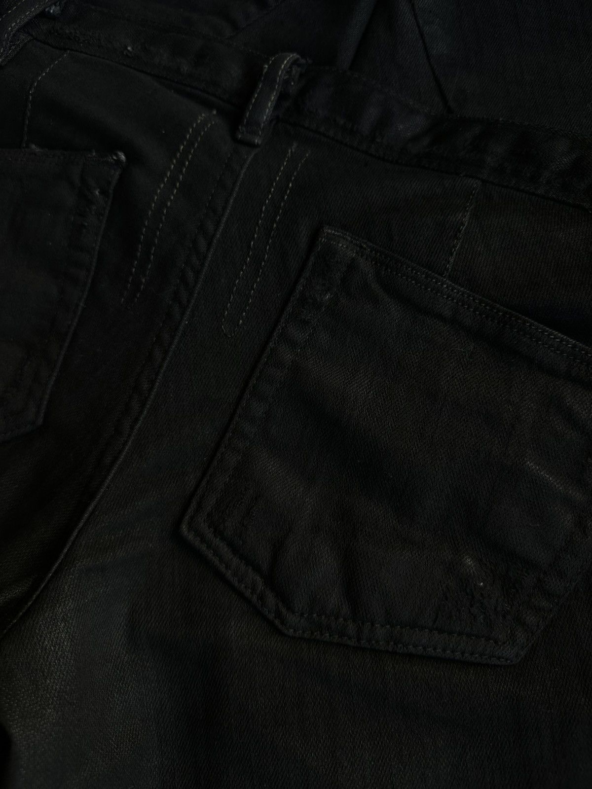 Rick Owens × Rick Owens Drkshdw RICK OWENS SPIRAL DENIM WAXED FW09