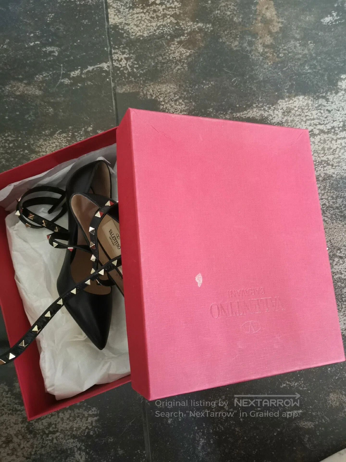 Valentino Valentino Black Stiletto Heels with Studs. Size US 6 / IT 36 - 6 Thumbnail