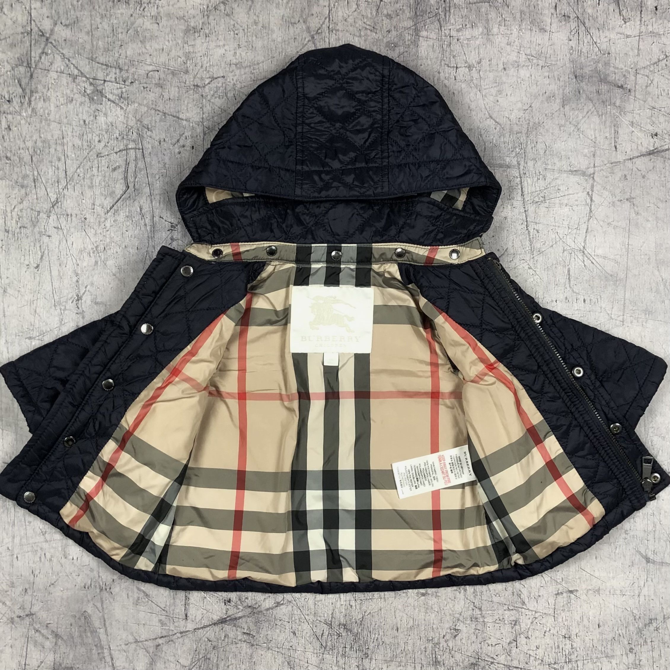 Burberry Burberry London Nova Check Quilted Liner Kids Jacket Size US XXS / EU 40 - 6 Thumbnail